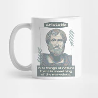 Aristotle Portrait and Quote Mug